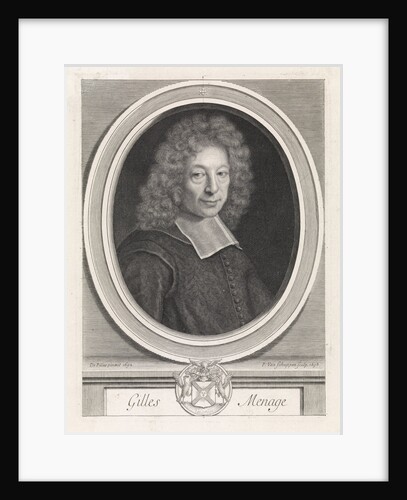 Portrait of Gilles Ménage by Pieter van Schuppen