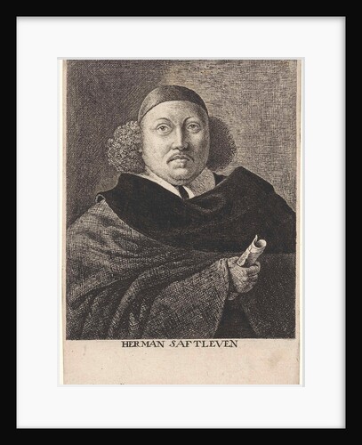 Portrait of Herman Saftleven by Herman Saftleven