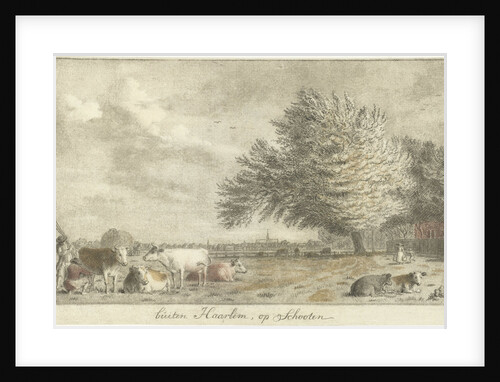 Cows in a pasture by Cornelis van Noorde