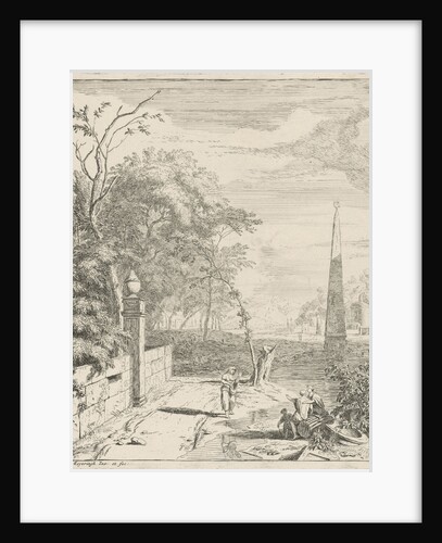 Landscape with an Obelisk by Albert Meyeringh