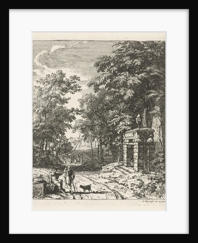 Two people in a tomb by Albert Meyeringh