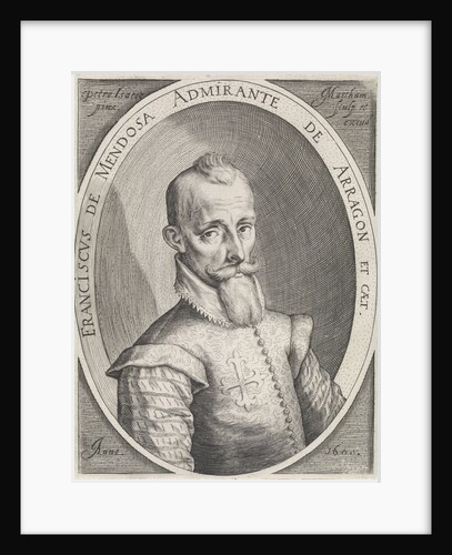 Portrait Francisco Hurtado de Mendoza by Jacob Matham