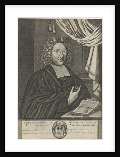 Portrait of Gerardus Puppius Hondius, Louis Lucas by G. Lucas