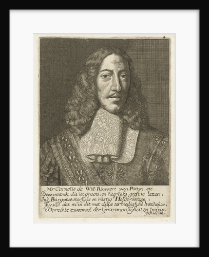 Portrait of Cornelis de Witt by Samuel van Hoogstraten