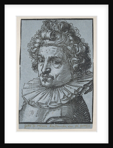 Portrait of Gillis van Breen by Hendrick Goltzius