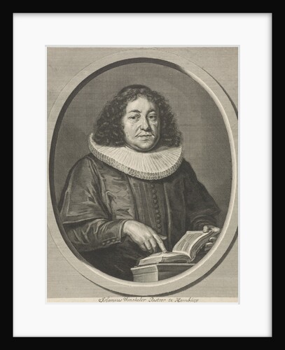 Portrait of Johann Friedrich Winckler by Matthias Scheits