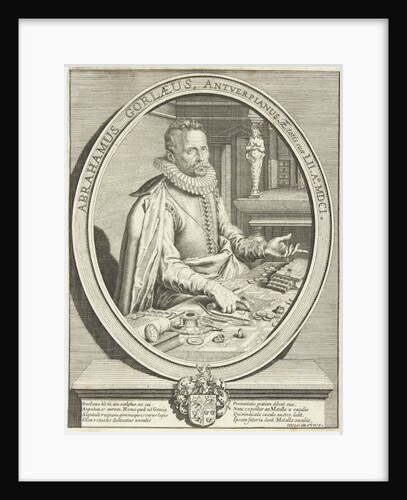 Portrait of Abraham Gorlaeus at the age of 52 by Hugo de Groot