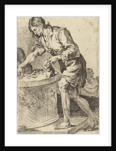 Man counting money by Jan de Bisschop