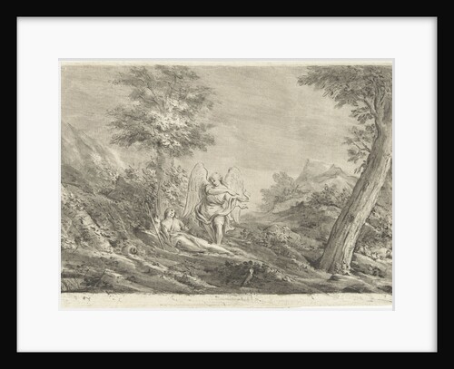 Hagar in the desert by Eustache Lesueur