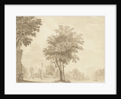 View of a village by Jurriaan Cootwijck