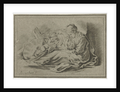 Mother and two children by Jurriaan Cootwijck