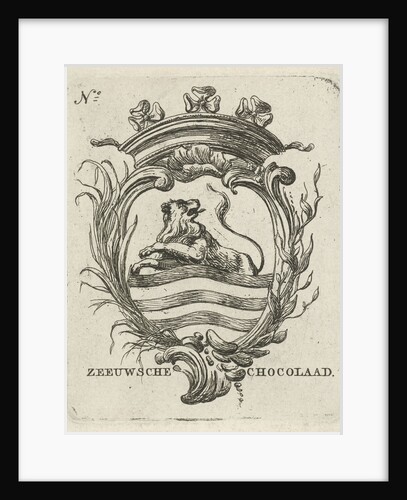 Vignette with the arms of Zeeland by Hermanus Fock