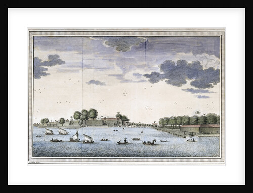 View on Batavia Seen from the Sugar Warehouse. A Mid 18th Century Map by Jan Van Schley by Anonymous
