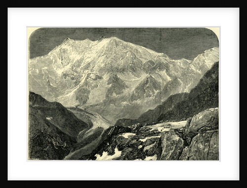 Monte Rosa from the Monte Moro Switzerland by Anonymous