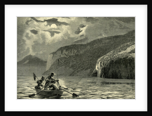 Fishing on the Swiss Lakes Switzerland by Anonymous
