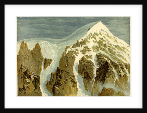 The Summit of the Aiguille Verte Switzerland by Anonymous
