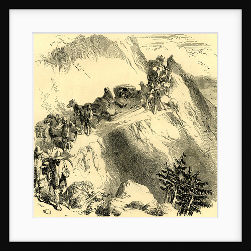 A Winter Adventure on the Simplon Switzerland by Anonymous