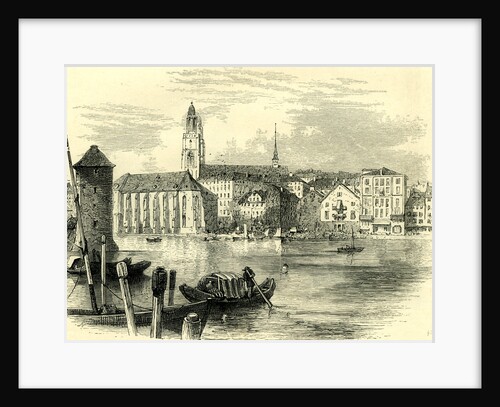 Zurich Cathedral Switzerland by Anonymous