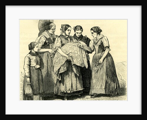 Female Costumes in Appenzell Switzerland by Anonymous