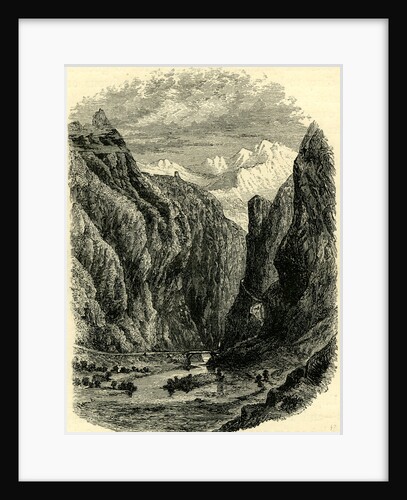 Valley in the Engadine Switzerland by Anonymous