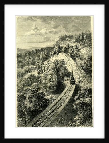 Railway Up the Rigi Switzerland by Anonymous