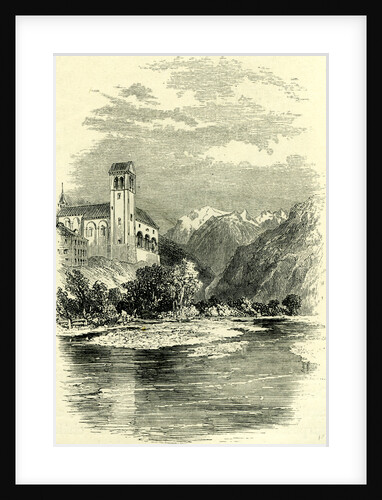 Visp and Valley of Zermatt Switzerland by Anonymous