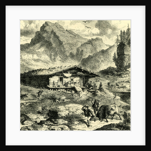 Outside the Chalet Switzerland by Anonymous