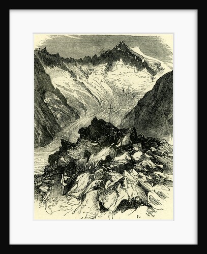 Summit of the Aeggischorn Switzerland by Anonymous