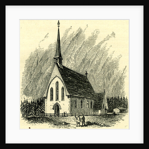 English Church at Chamouni Switzerland by Anonymous