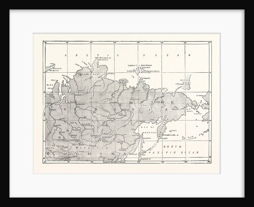 Map of Siberia and Part of China by Anonymous