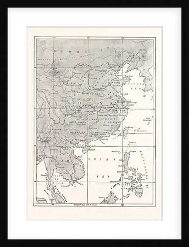 Map of China and Some of the Adjoining Countries by Anonymous