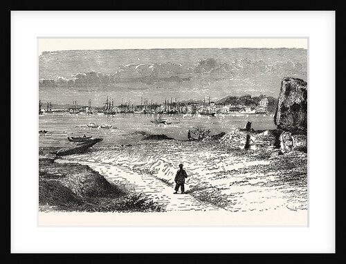 View of the City of Amoy, in the Province of Fo-Kien. by Anonymous