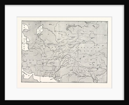 Map of Central Asia by Anonymous