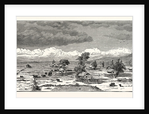 A Village in the Interior of Laos. by Anonymous