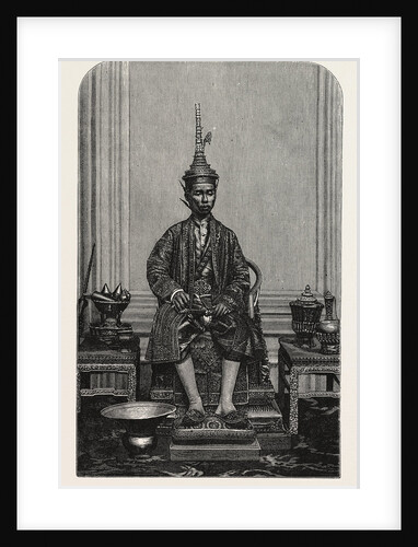 The Supreme King of Siam in His State Robes by Anonymous