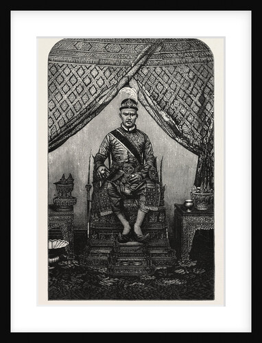 The Second King of Siam in His State Robes by Anonymous