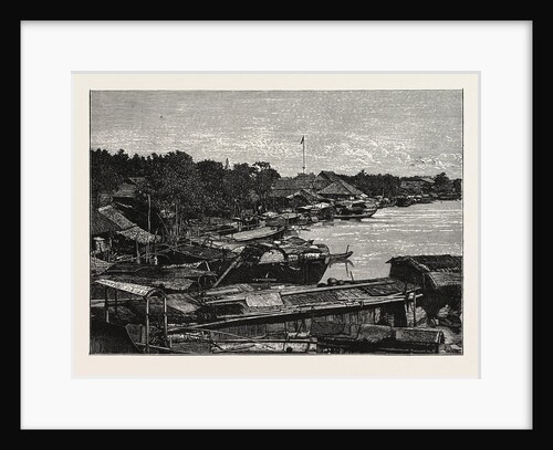 View of Panompin, the Capital of Cambodia. by Anonymous