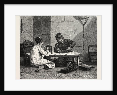 Anamite Workmen Inlaying with Mother-of-Pearl by Anonymous
