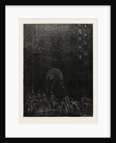 Scene in the Diamond Mines of Poonah. by Anonymous