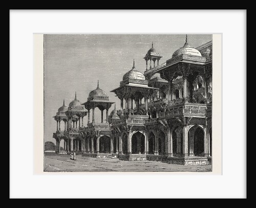 The Mausoleum of the Emperor Akbar, at Sikandra, a Suburb of Agra City. by Anonymous