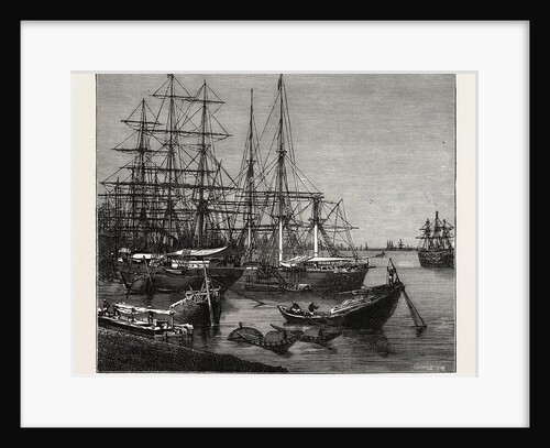 View of the Port of Calcutta, India by Anonymous