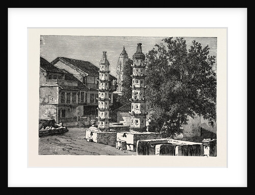 A Hindoo Pagoda at Malabar Hill, Near Bombay, India by Anonymous