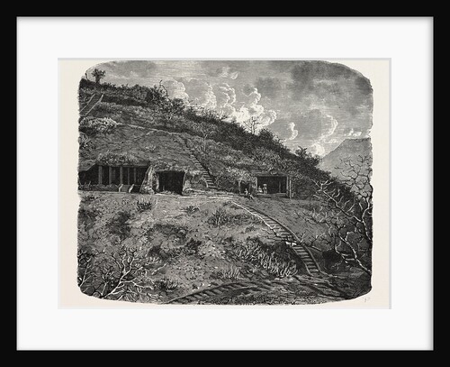 Entrance to the Cave-Temples of Kanhari, Isle of Salsette by Anonymous