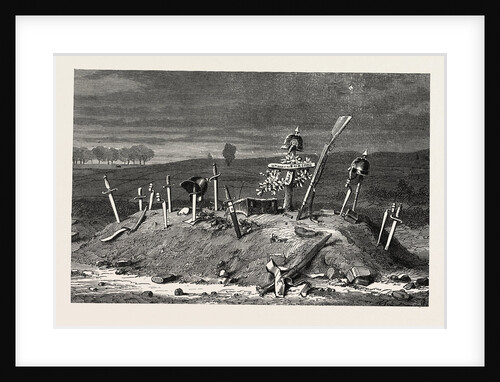 Soldier's Grave on the Spicheren Heights. Spicheren is a Commune in the Moselle Department in Lorraine in France. by Anonymous
