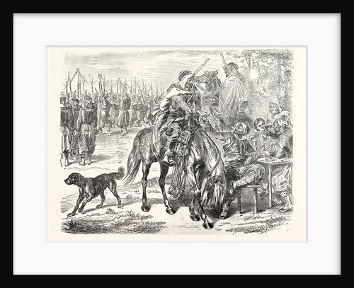 African Troops in the Camp of Chalons, France by Anonymous