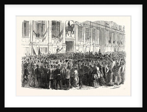 Proclamation of the Republic in Front of the Hotel De Ville in Paris on 4 September 1870, France by Anonymous