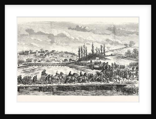 French Troops Under General Ducrot Cross the Marne on 30 November 1870, France by Anonymous