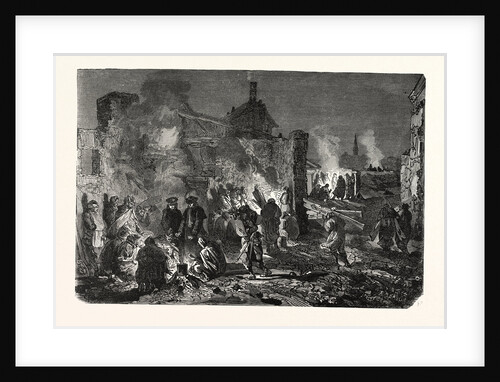 Bivouac of French Troops on the Night of 1 to 2 December at Champigny, France by Anonymous