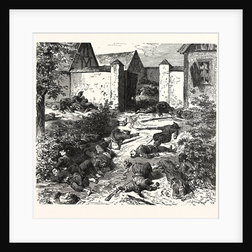 At the Entrance to the Castle Geisberg at Wissembourg on 4 August 1870, France by Anonymous