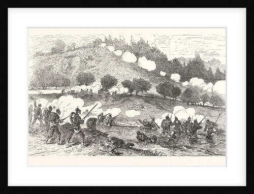 The 11th Prussian Infantry Battalion at Worth, the Sauerbach, Germany by Anonymous